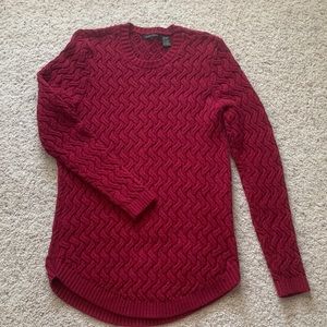 Red Slim-fit Sweater
